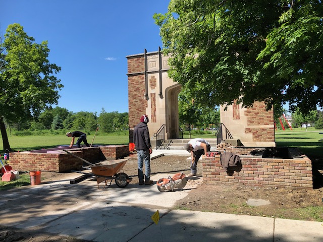 commercial brick and limestone work in birmingham, michigan